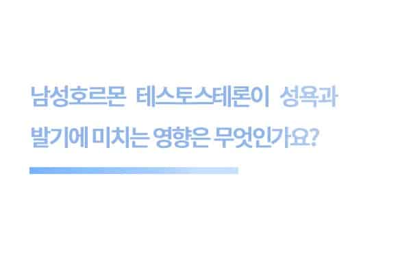 발기부전을 겪는 파트너에 대한 지원